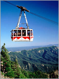 Sandia peak tram by jay blackwood