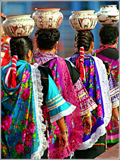 Zuni Olla Maidens by marblestreetstudio.com - Native Americans in New Mexico
