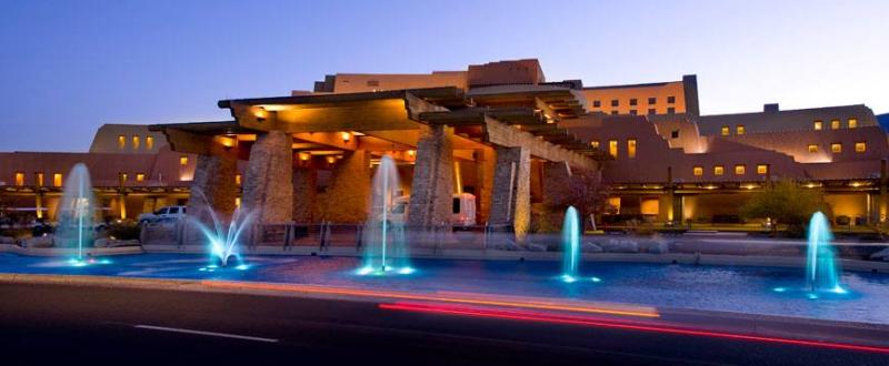 The exterior of Sandia Resort & Casino